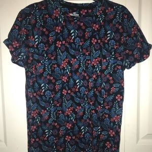 Hollister floral t shirt